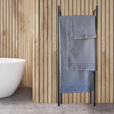 Полотенце махровое &quot;Etell&quot;ТМ &quot;ЦУМ&quot; УПл 70х140/Et серо-голубой