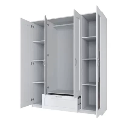 Шкаф комбинированный Novus Сириус 2.02.01.042.1 белый