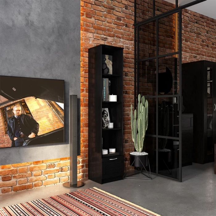 Стеллаж Novus Сириус 2.02.07.130.5 дуб венге 1