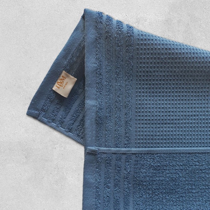 Полотенце махровое "Etell" ТМ "ЦУМ" УПл 100х150/Et  голубой