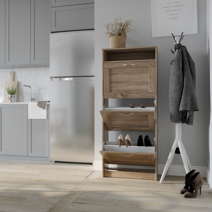 Тумба для обуви Novus Сириус 2.02.10.440.3 60х143 сонома