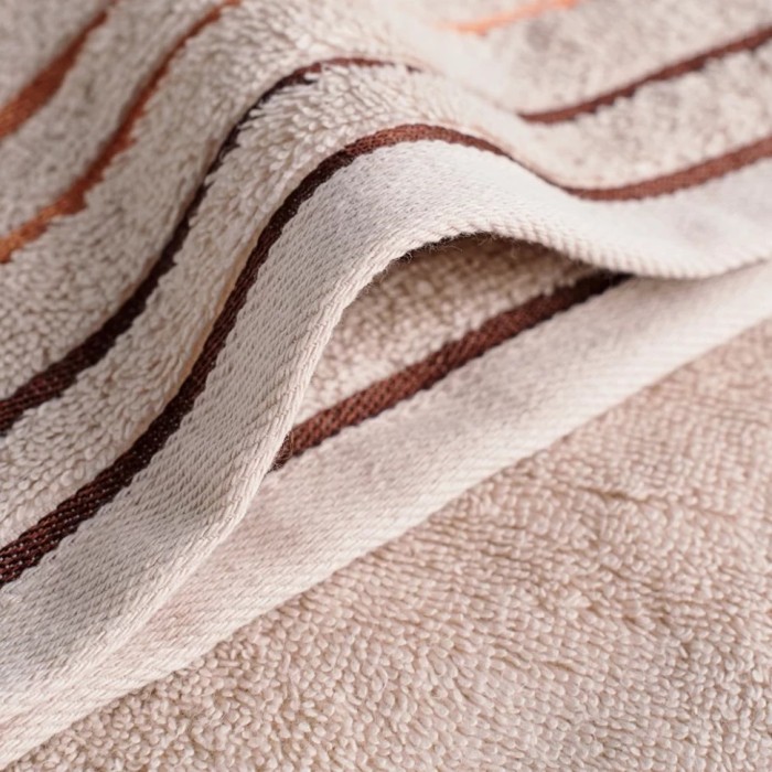 Полотенце махровое ТМ «ЦУМ» Хавана 3242 L272 светло-бежевый 100х150см