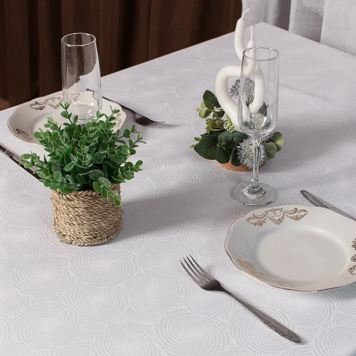 Скатерть круглая ТМ "ЦУМ" 150х150см 1155  