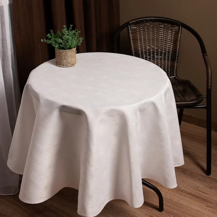 Скатерть круглая ТМ "ЦУМ" 150х150см 1155