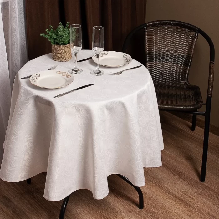 Скатерть круглая ТМ "ЦУМ" 150х150см 1155  
