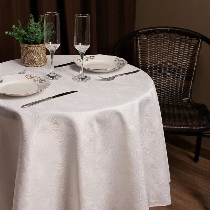 Скатерть круглая ТМ "ЦУМ" 150х150см 1155  