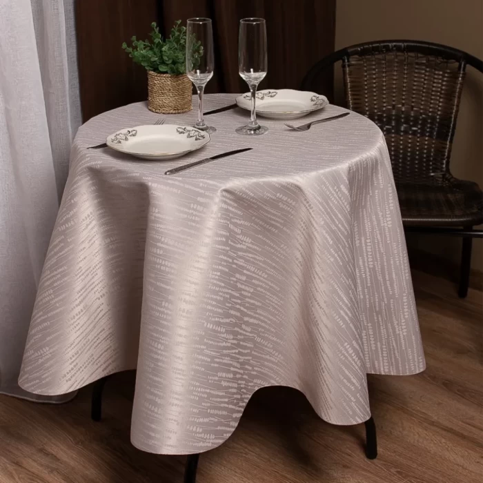 Скатерть круглая ТМ "ЦУМ" 150х150см 7407  
