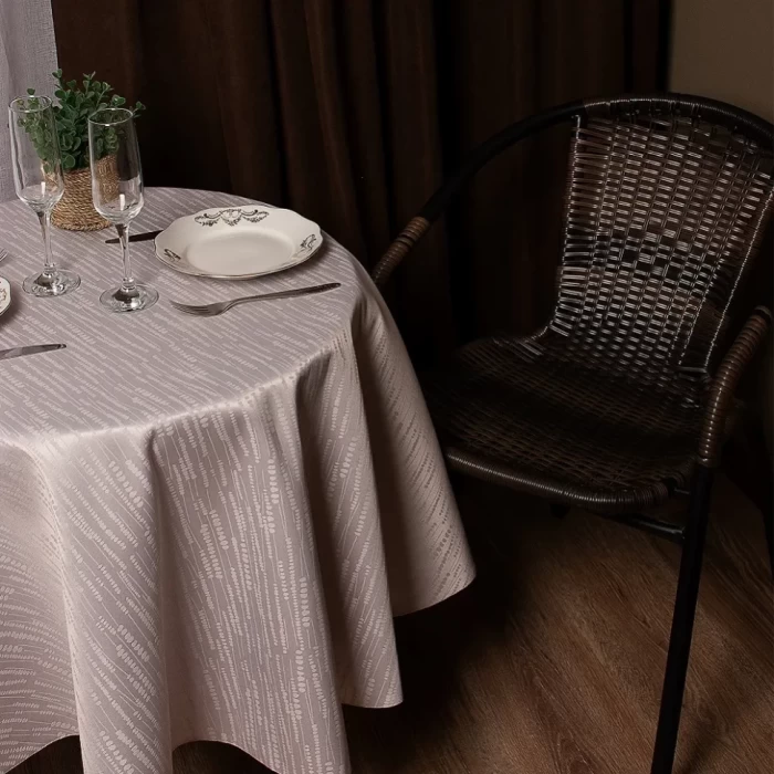 Скатерть круглая ТМ "ЦУМ" 150х150см 7407  