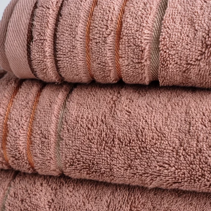 Полотенце махровое ТМ «ЦУМ» Хавана 03241 L272 светло-кофейный 50х90см