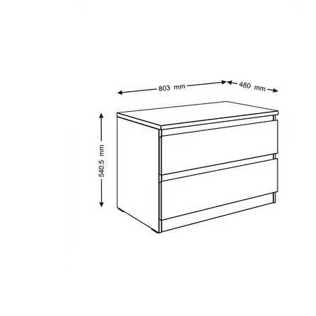 Комод Novus Мальта 2.05.02.020.1 белый