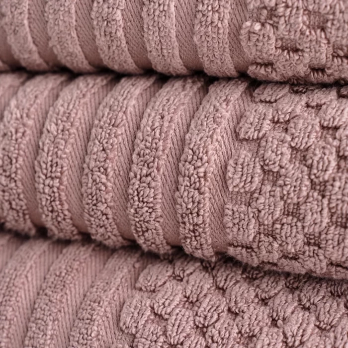 Полотенце махровое ТМ «ЦУМ» Zerotwist полоса 03252 кофейный 70х140см