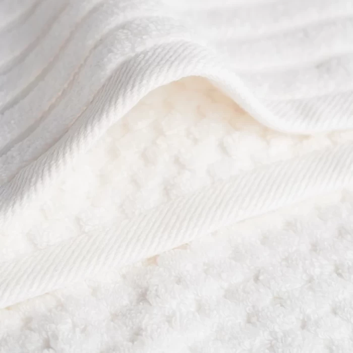 Полотенце махровое ТМ «ЦУМ» Zerotwist полоса 03244 белый 50х90см