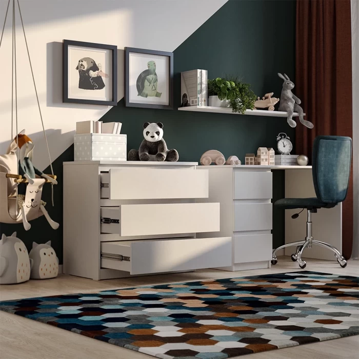 Стол письменный Novus Кастор 2.03.06.090.1 белый