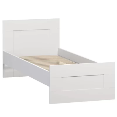 Кровать одинарная Novus Сириус 2.02.04.160.1 80х200 белая