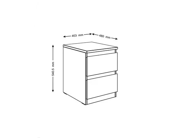 Тумба Novus Мальта 2.05.03.010.1 белая