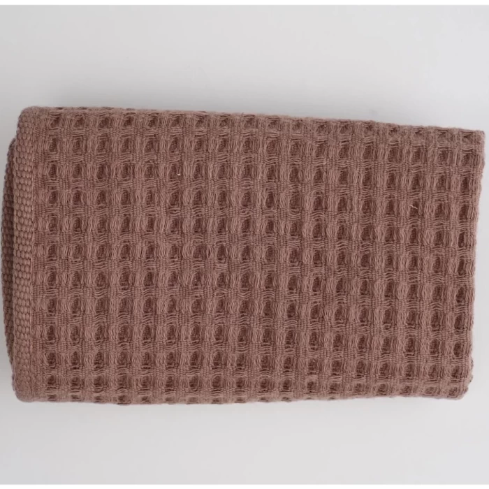 Полотенце вафельное ТМ «ЦУМ» Увп-05056 кофе с молоком 100х150см