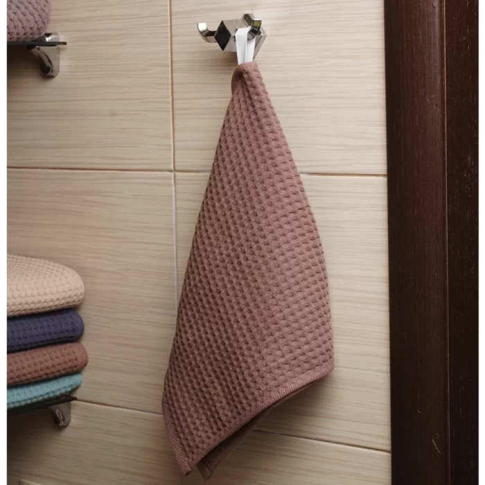 Полотенце вафельное ТМ «ЦУМ» Увп-05056 кофе с молоком 100х150см