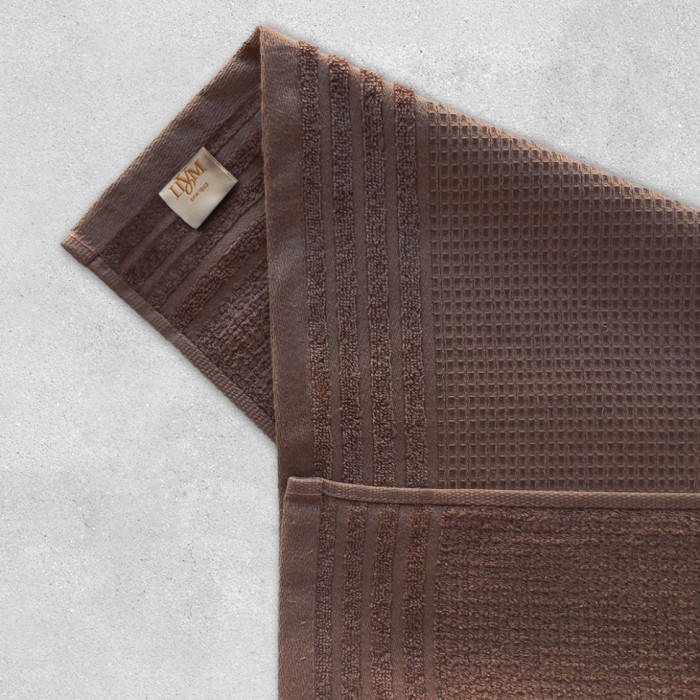 Полотенце махровое "Etell" ТМ "ЦУМ" 30х60см, бежевый